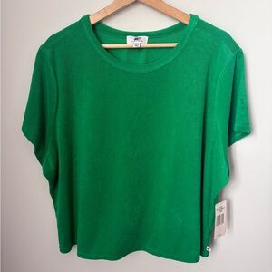 NWT Women’s Juicy Couture Towel Top Oversized Crop